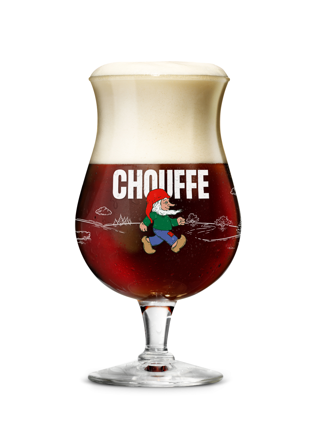 Nice Chouffe New Glass Front